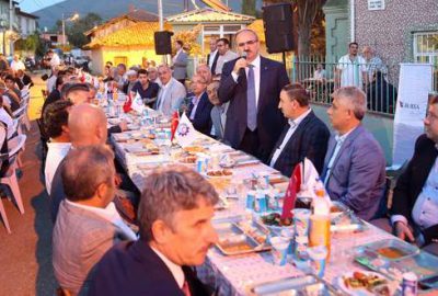 Sokak iftarında beraberlik mesajı