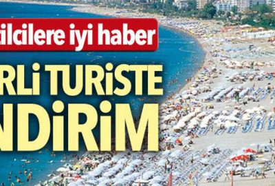 Yerli turiste indirimli tatil