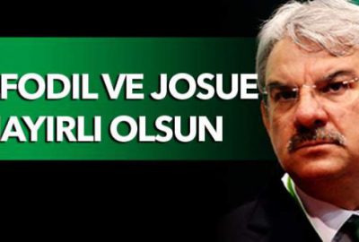 Belfodil ve Josue hayırlı olsun