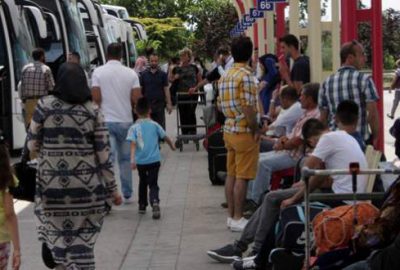 Bursa Terminali’nde bayram yoğunluğu