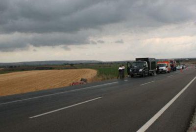 Sülfürik asit taşıyan tanker devrildi: 1 ölü