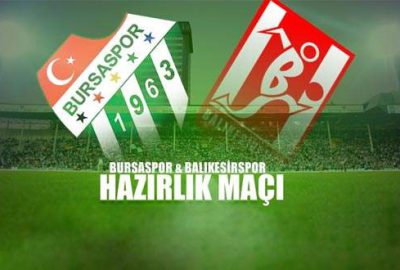 Bursaspor, Balıkesirspor ile hazırlık maçı yapacak