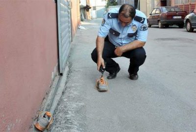 Hızlı koşamayan hırsız bakın ne yaptı