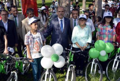 Büyükşehir’den şehit ve gazilerin çocuklarına bisiklet