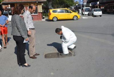 Mudanya’da rögarlarda ilaçlama