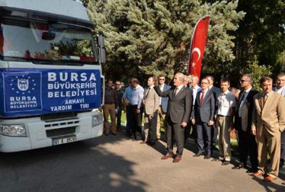 Bursa’dan sel mağduru Artvin’e yardım eli