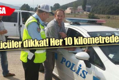 Trafik kurallarına uymayan sürücülere sivil önlem