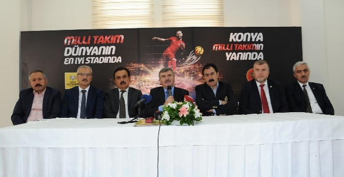 Konya Milli Takımın Yanında