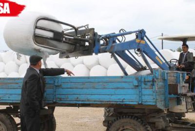 Silaj tesisi çitçiyi güldürdü