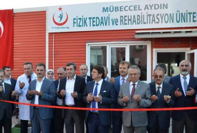 Muammer Ağım Devlet Hastanesi’ne fizik tedavi ünitesi