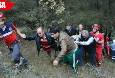 Mantar toplarken ölümün kıyısından döndü