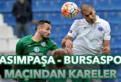 Kasımpaşa – Bursaspor maçından kareler