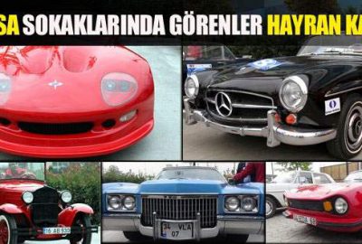 Klasik otomobiller hayran bıraktı