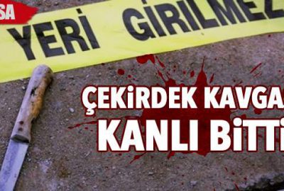 Çekirdek kavgası kanlı bitti