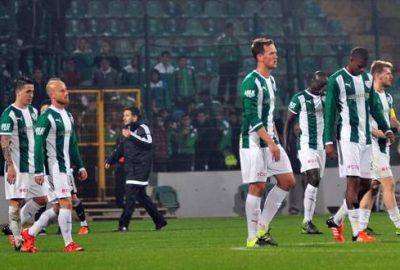 Bursaspor elele hep beraber tribüne