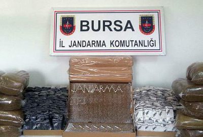 Bursa’da kaçak sigara operasyonu