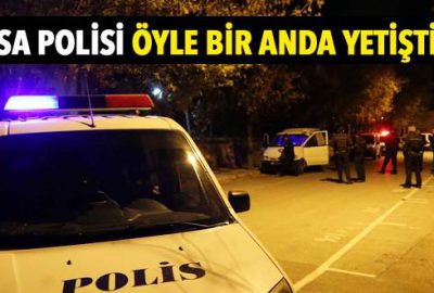 Polis intiharı son anda önledi