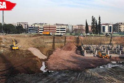 Öğrenciler rahatsız oldu, polis inşaatı durdurdu