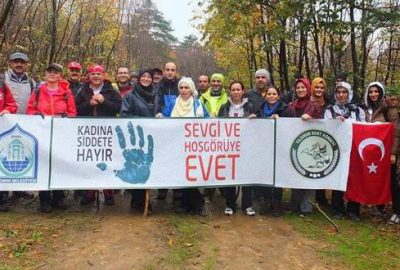 ‘Kadına Şiddete Hayır’ yürüyüşü