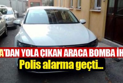 Bursa’dan yola çıkan araca bomba ihbarı!