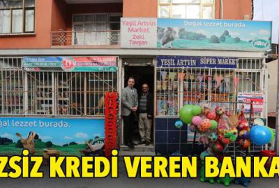 Faizsiz kredi veren bankayız