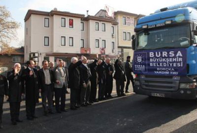 Bursa’dan Borçka’ya büyük destek