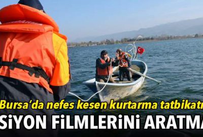 Jandarmadan nefes kesen kurtarma tatbikatı