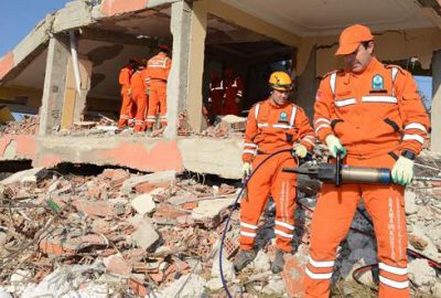 Bursa’da gerçeğini aratmayan deprem tatbikatı