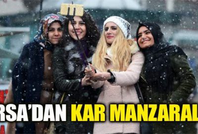 Bursa’da kar yağışı