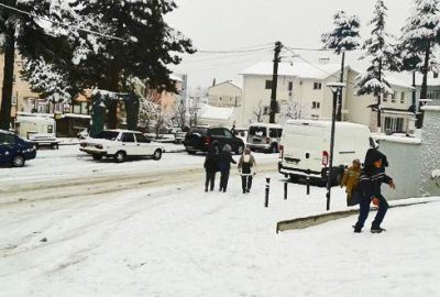 Keles beyaza büründü