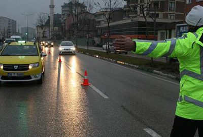 Kış lastiği olmayan ticari araçlara ceza yağdı