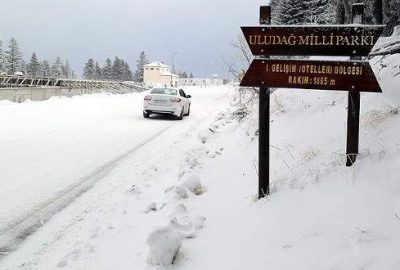 Uludağ’da kar kalınlığı 1,4 metre