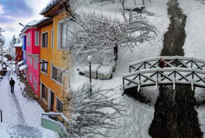 Bursa’da kar bir başka güzel!