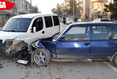 Ambulansa yol vermek isterken…