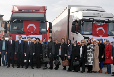 İnegöl’den Bayırbucak’a iki TIR yardım