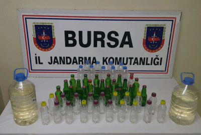 Bursa’da kaçak içki operasyonu