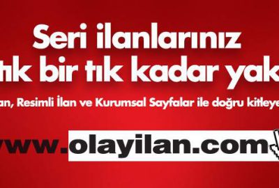 İlanlarınızı artık dijitalde de yayınlıyoruz