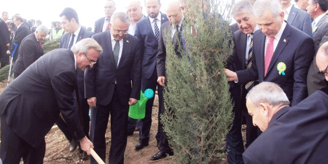 Bursa’da Çanakkale şehitleri için hatıra ormanı