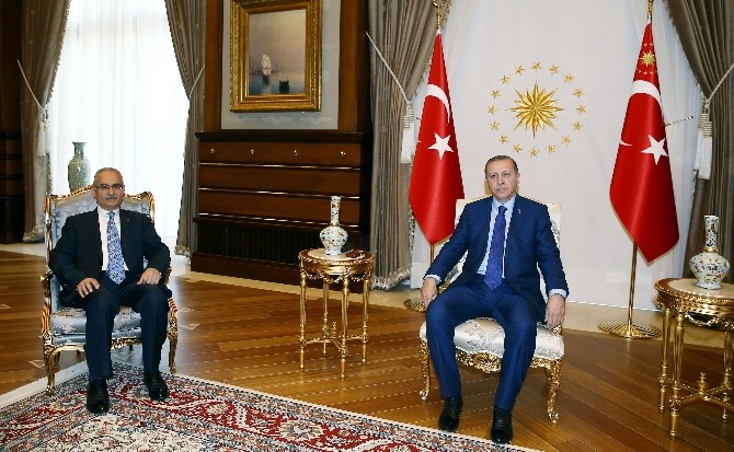 Cumhurbaşkanı Erdoğan Danıştay Başsavcısını Kabul Etti