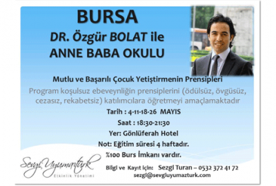 Dr. Özgür Bolat’tan anne babalara eğitim