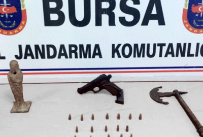 Bursa’da tarihi eser operasyonu