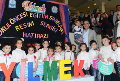 Yıldırımlı minikler göz kamaştırdı