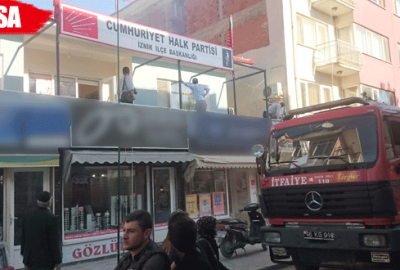 CHP’de yangın paniği