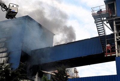 Bursa’da sunta fabrikasında yangın