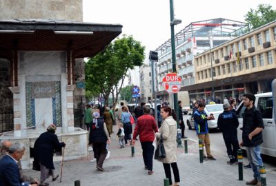 Bursa’da tarihi çeşmede bomba paniği