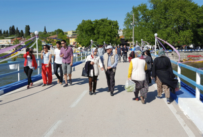 Tarihi Gölyazı araç trafiğine kapandı