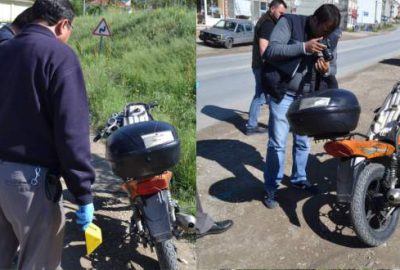 Bursa’da çaldıkları motosikleti yol kenarına bırakıp kaçmışlar