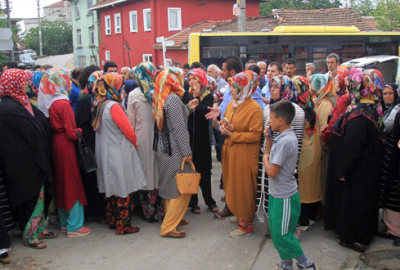 Bursa’da köylü kadınların eyleminde tekme tokat kavga