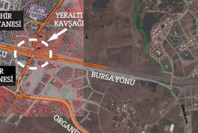 Otoyolda yeraltı kavşağıyla sanayi ve Kent Hastanesi trafiğine çözüm