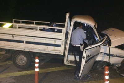 Bursa’da feci trafik kazası: 1 ölü, 2 yaralı